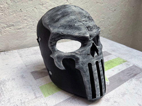 Punisher Future F Mascara Completa Impresion 3d Marvel Ktsr Color Blanco