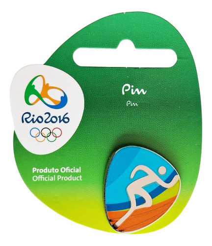 Pin Olimpiadas Rio 2016 Atletismo Pictograma Original