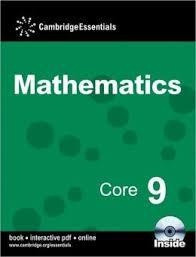 Mathematics Core 9 Std S W/ Cd Rom - Cambridge Essentials  