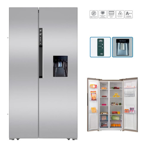 Imagen 5 de 10 de Heladera Side By Side Tecnología Inverter No Frost Clase A+