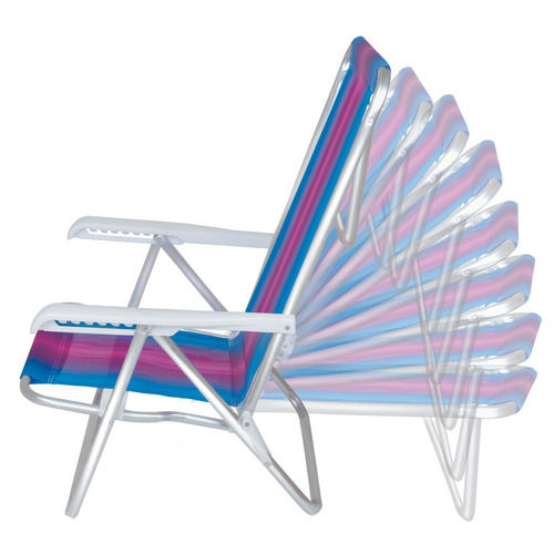 Silla reclinable Mor, aluminio, colores surtidos - 2104