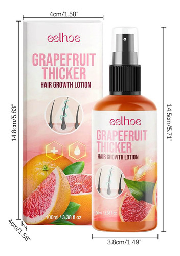 Spray Para Cabello Denso Con Pomelo, 100 Ml