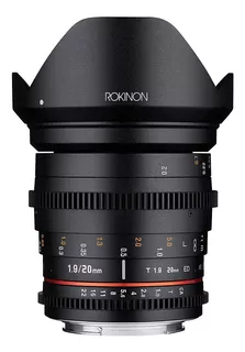 Lente Rokinon T1.9 Cine Ds As Ed Umc 20 Mm Para Nikon
