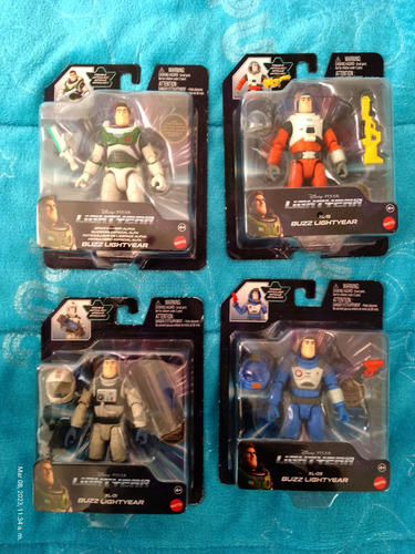 4 Disney Lightyear Buzz Lightyear Mattel Figuras De Accion (Usado)