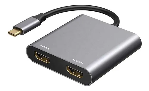 2 Cables Hdmi Adaptador Doble Entrada Envio Gratis