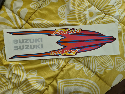 Calcos Suzuki Fx 110 Laterales , Envio A Todo El Pais!!!