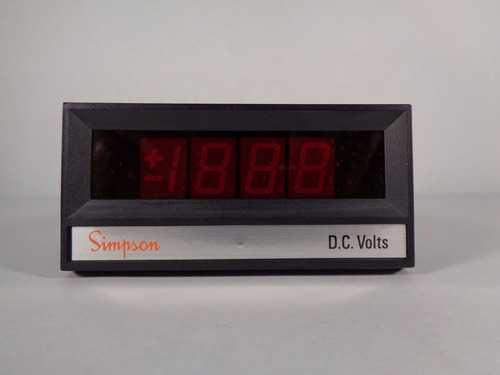 Simpson 24503 2865 - Digital Panel Meter 2800 Series 3-1 Ccf