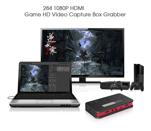 Imagen 6 de 8 de Capturadora Video Hdmi Full Hd 1080p Gammer Usb Sd Ezcap 284