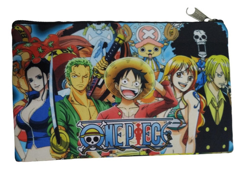 Cartuchera Estuche Escolar Anime One Piece Luffy Personajes