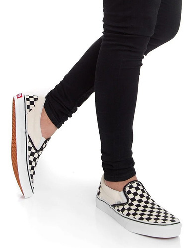 Imagen 5 de 5 de Championes Vans Classic Slip On Chess - La Isla