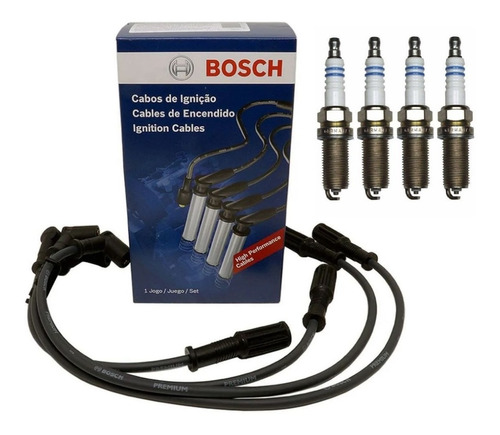 Kit Cables + Bujias Bosch Fiat Palio Punto Idea 1.4 Fire