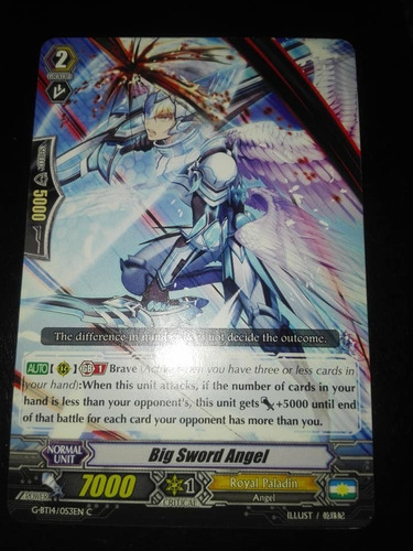 Big Sword Angel - Divine Dragon Apocrypha (g--carta Vanguard