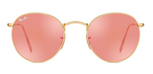 Óculos Ray Ban Round Flash Lenses Rb3447l 112/z2-53