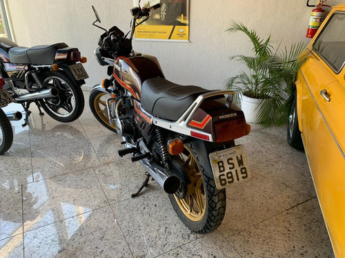 Imagem 3 de 6 de Honda Cb 450 Custom Gasolina Vermelha 1984