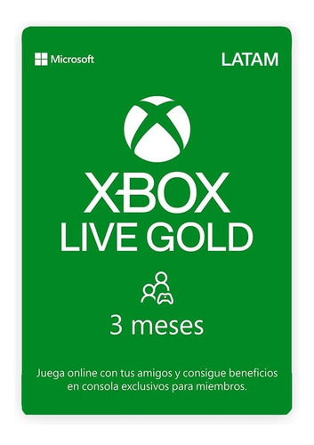 Xbox Live 3 Month Gold