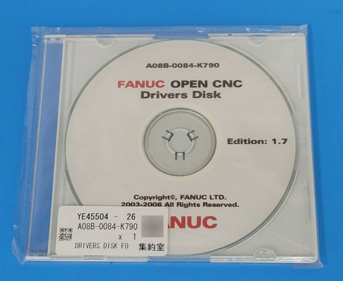 New Sealed Fanuc A08b-0084-k790 Open Cnc Drivers Disk Ve Vvm