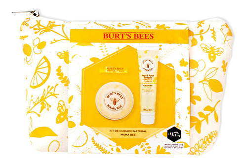 Kit Para Regalo Natural Burt's Bees Cuidado Mamma Bee