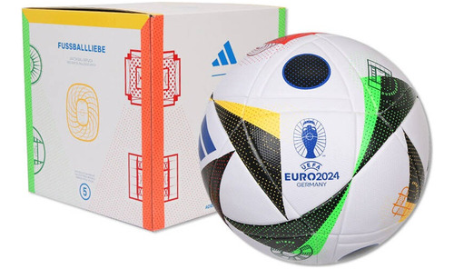 Bola Euro Copa 2024 Fussballliebe League Box Cor Branco adidas