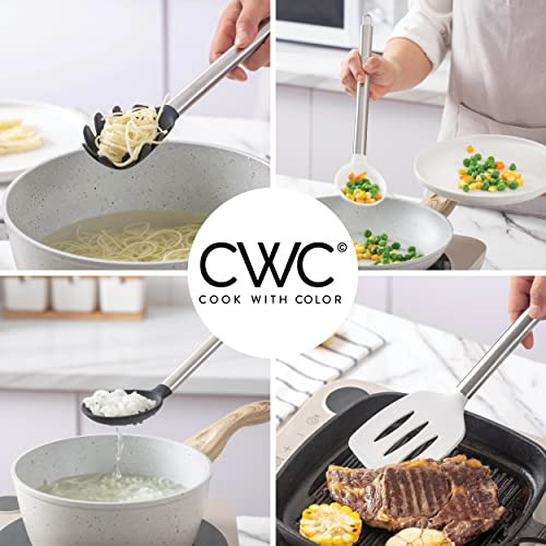 Utensilios De Cocina De Silicona Cook With Color, Set De Ute