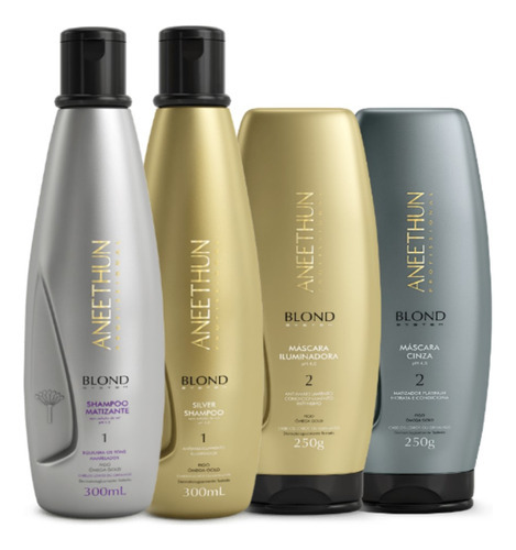 Kit Aneethun Blond System Sh M. + Sh S. + Mask I. + Mask C