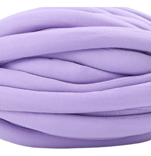 Hilo De Lana Grueso, Lavable A Mano, Para Manta, Violeta