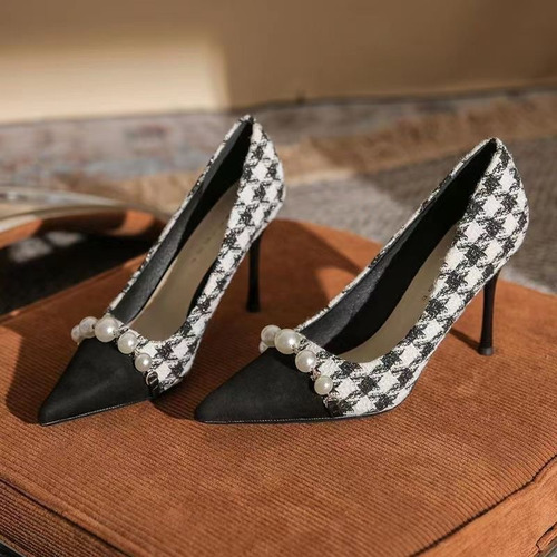 Zapatos De Tacón Alto Con Puntera Cerrada Y Tacón Alto Para