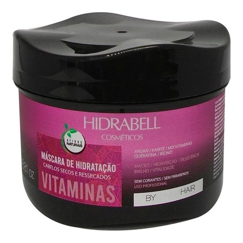 Máscara Hidrabell By Lunna Hair Bb Cream Vitaminas 250g.