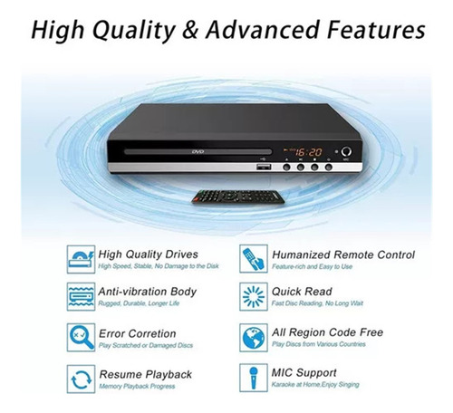 A Leitor De Dvd Com Controle De Ripagem De Cd Rca Usb Mp3