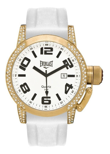 Relógio Feminino Everlast Branco E06330