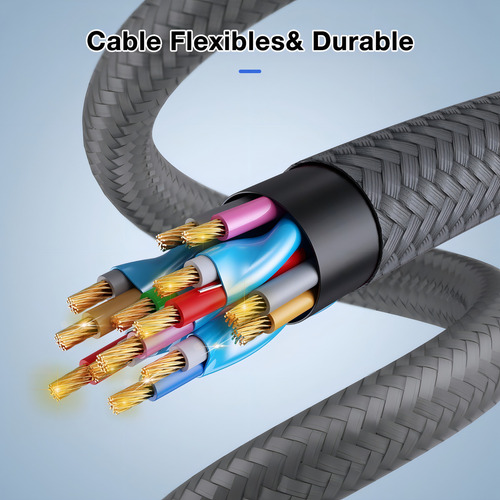 Cable Carga Usb Compatible Para iPhone 1m 2.4a Color Gris