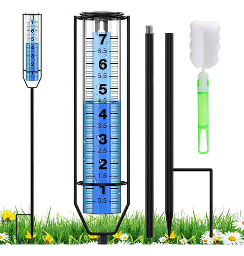 Medidor De Lluvia, 7  Transparente Engrosado   De Helad...