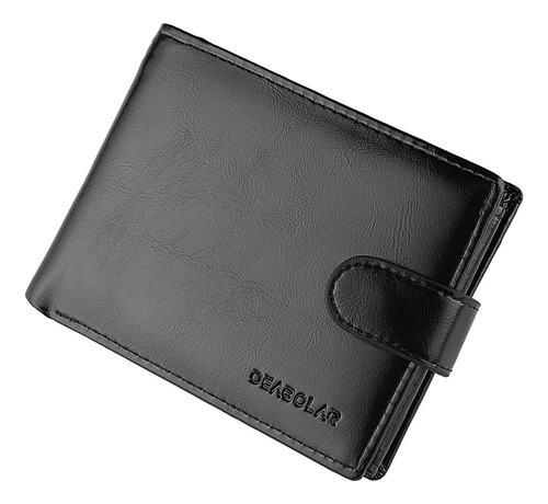 Cartera Rfid De Piel Para Hombre Con Bolsillo Abatible De Ca