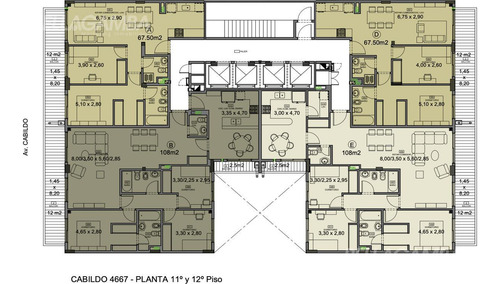 Imagen 11 de 30 de Departamento Venta Nuñez 2 Ambientos Balcon Amenities.