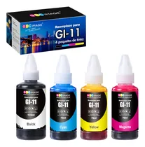Comprar Kit 4 Tintas Gi-11 G11 Para Canon Gi11 Pixma G2160 G3160
