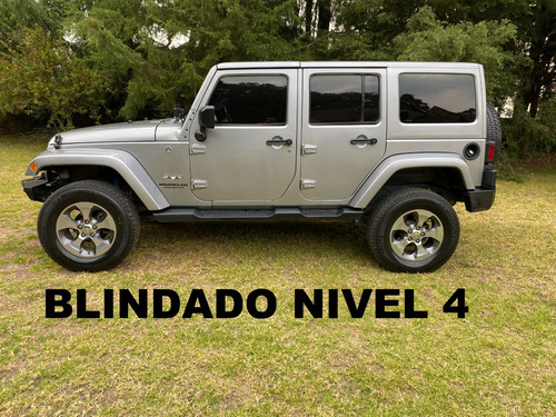 Jeep Sahara 4 Puertas 4x4 Blindada Nivel 4 2016 Blindaje Im