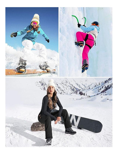 Pantalones De Nieve Impermeables Para Mujer