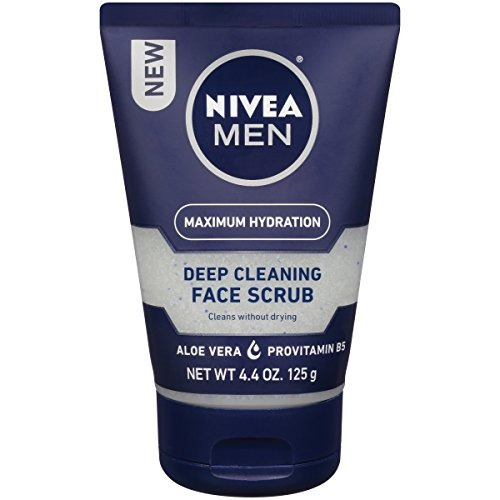 Nivea Men Deep Cleaning Face Scrub 4.4 Onzas (paquete De 3)