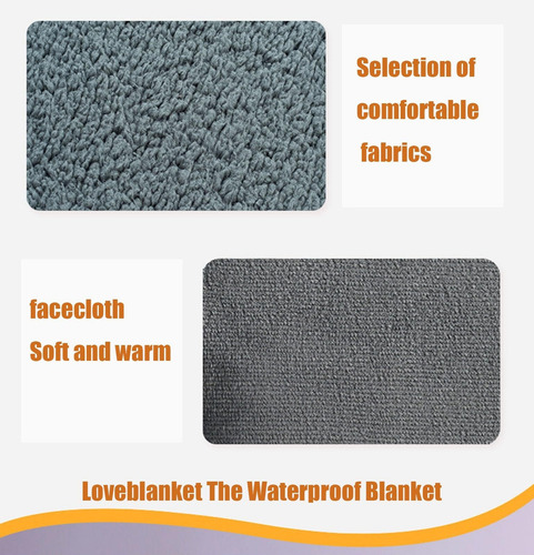 Para Manta Impermeable Para Cama, Manta Reversible De