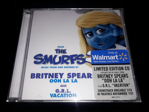 Britney Spears Ooh La La Limited Cd Original Smurfs 2 Nuevo