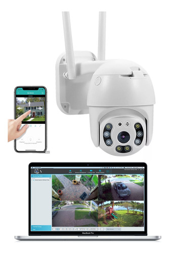 Camara Domo Ptz Ip Wifi 360° Hd1080p Vision Nocturna Sonido