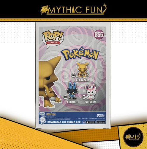 Funko Pop Pokémon - Alakazam 855 (Usado)