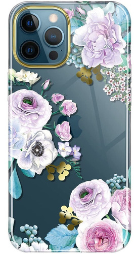 Funda Para iPhone 12 Pro - Transparente Con Flores