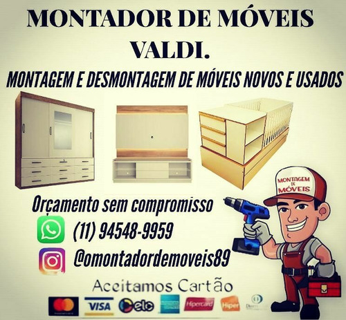 Imagem 1 de 5 de Montador De Móveis