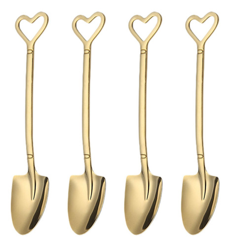 4 Cucharas Con Forma De , Cuchara Para Café, Té, Utensilio