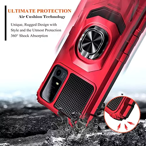 Funda móvil - TUMUNDOSMARTPHONE TCL 40 SE, Compatible con TCL TCL 40 SE,  Rojo