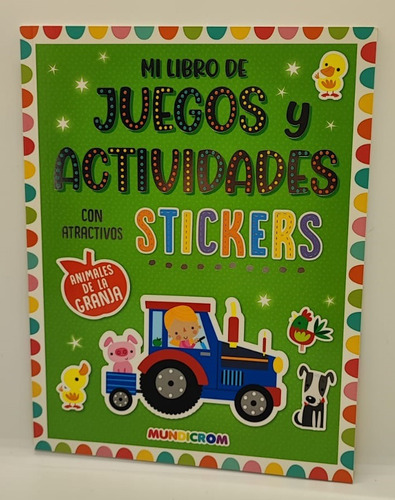 Mi Libro De Juegos Y Actividades Con Atractivos Stickers