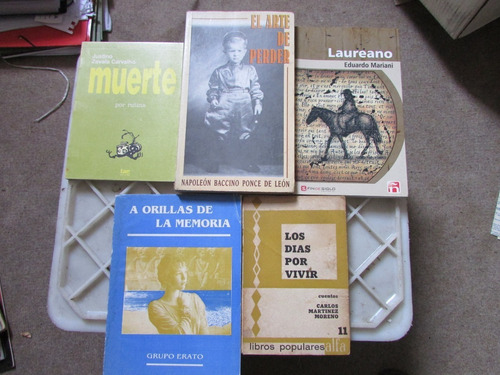 Lote De Libros De Autores Nacionales