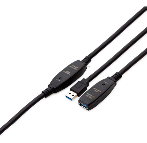 Cabo Extensor Usb 3.0 Ativo Repetidor 10 Metros 5gbps Speed