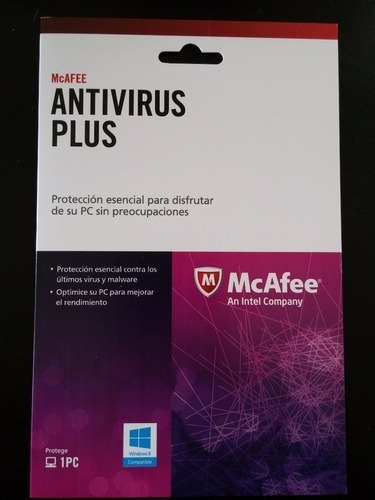 Mcafee Antivirus Plus Español Para 1 Pc 1 Año Ecoffice