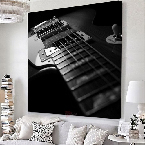 Cuadro Guitarras Cgr10 Canvas Grueso 90x90